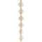 Ivory Faceted Glass Cross Beads, 12mm by Bead Landing™